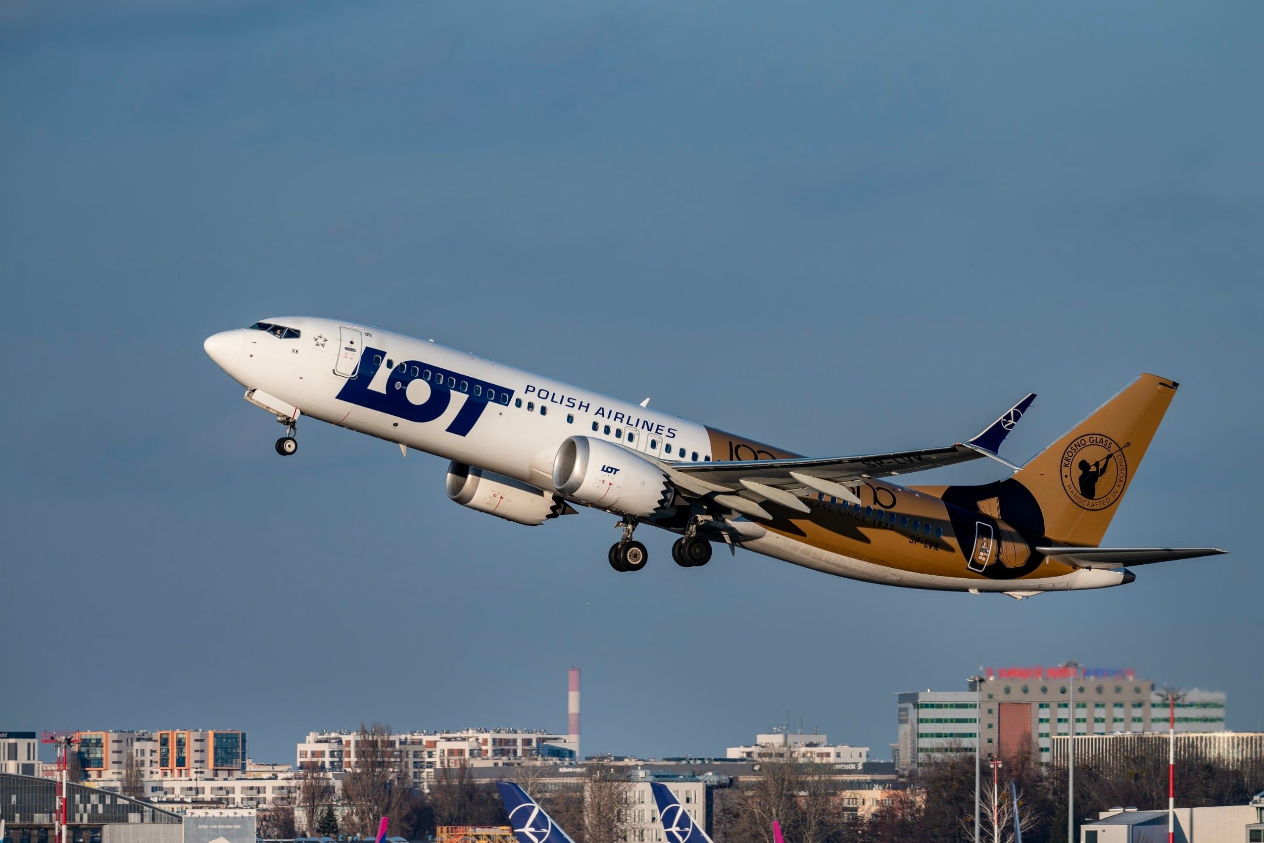 Lot,Polish,Airlines.,Boeing,737,Max,8.,March,3,,2026
