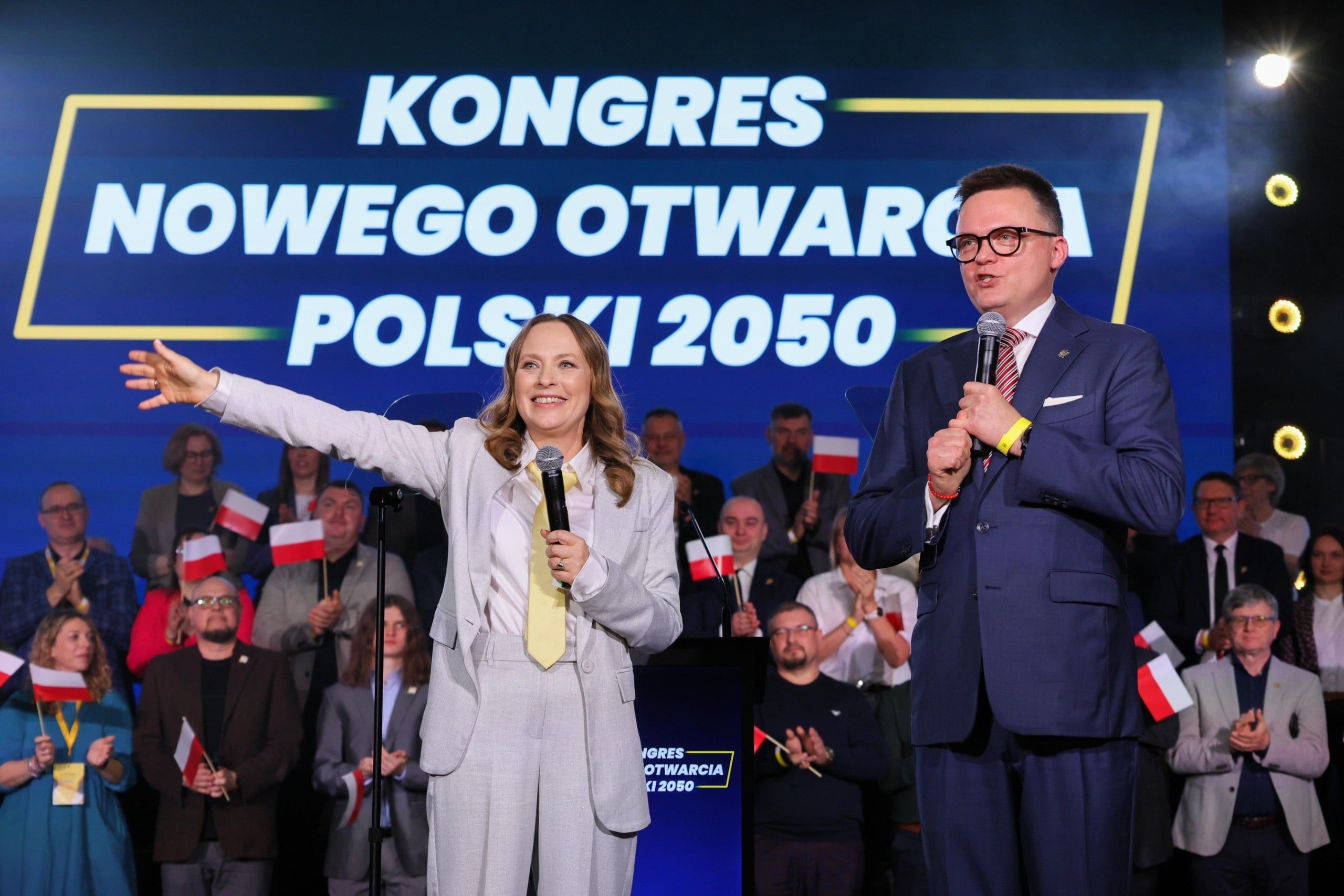 Katarzyna Pełczyńska-Nałęcz i Szymon Hołownia