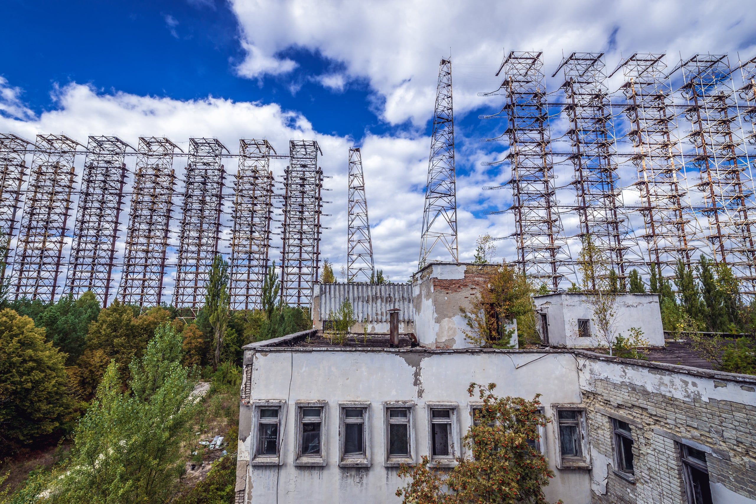 Remains,Of,Duga,Radar,In,Abandoned,Military,Base,In,Chernobyl