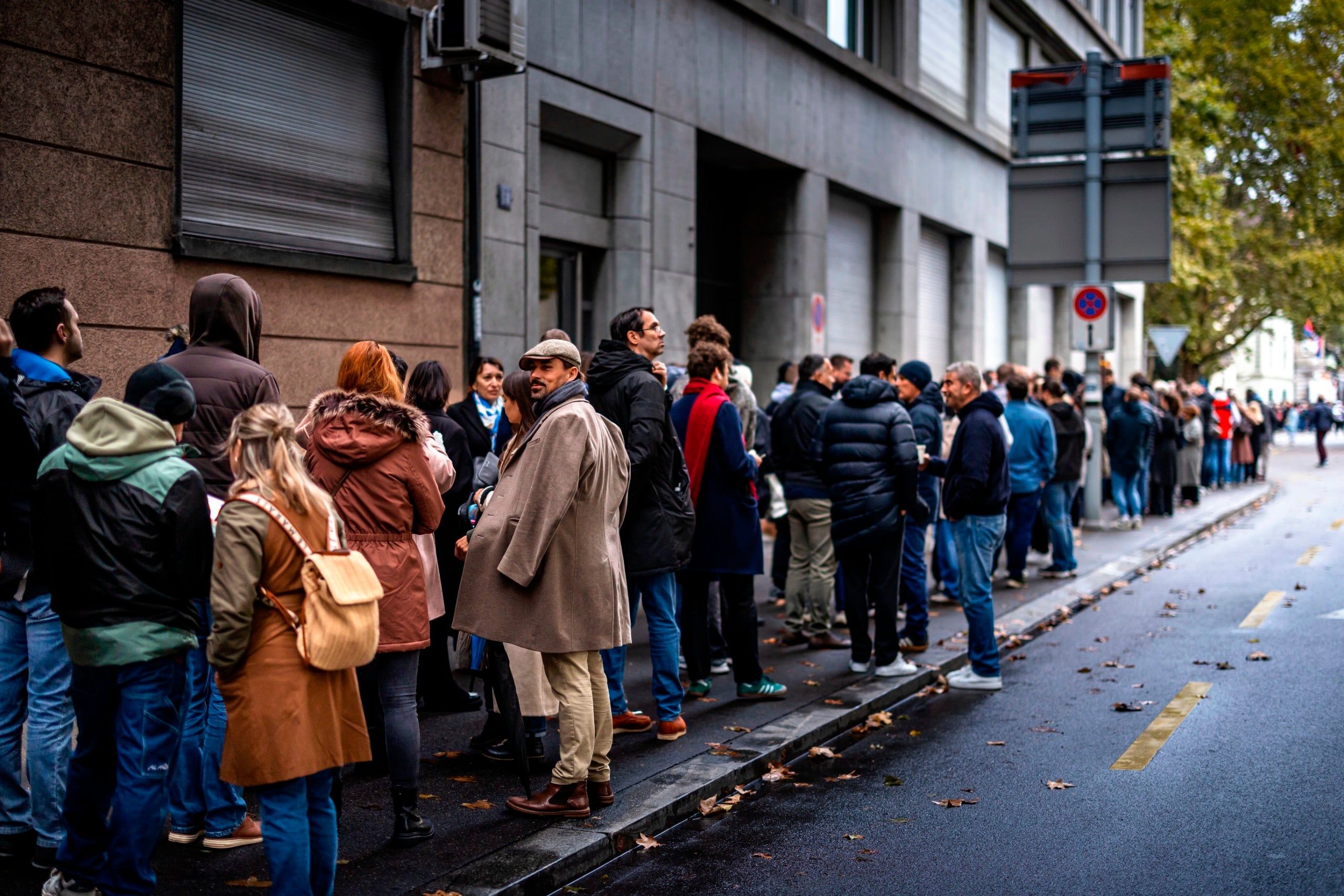 Serbian citizens vote in parliamentary elections in Zurich