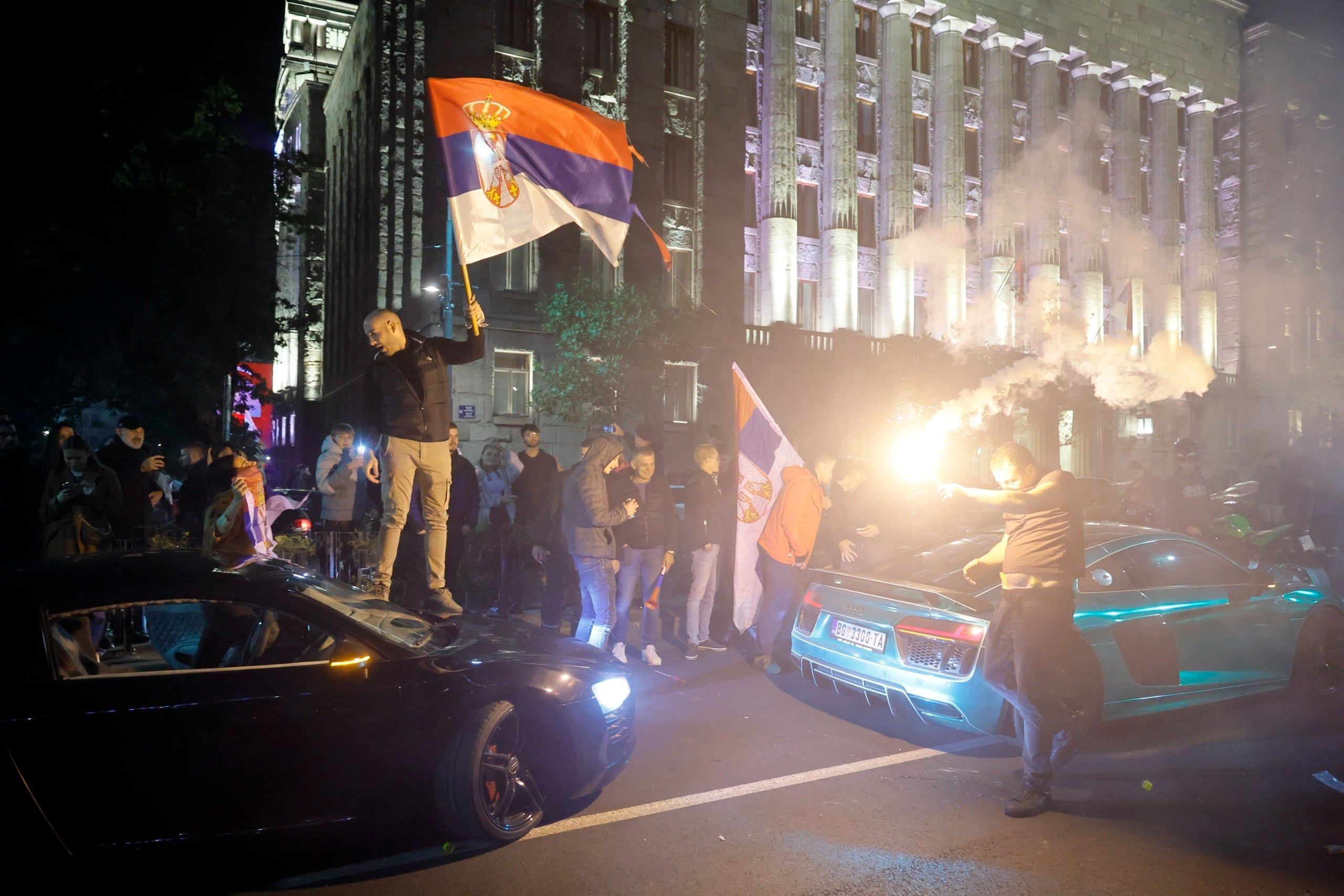 Early results of the Serbian parliamentary election