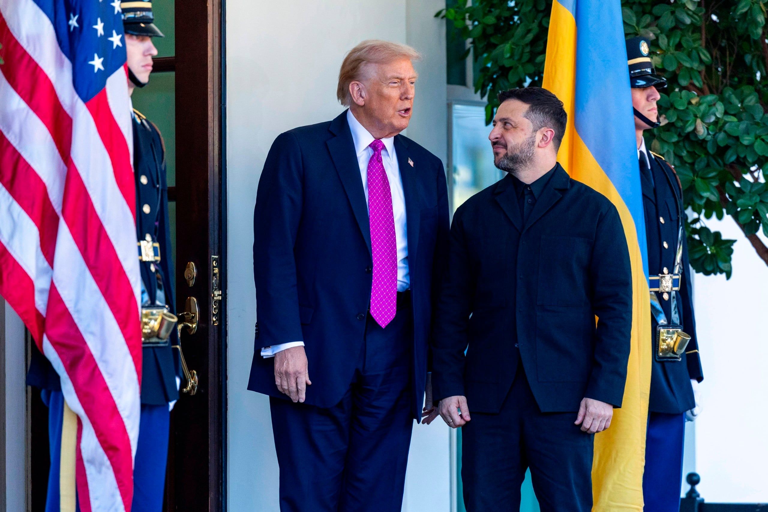 President Trump meets with Ukrainian President Zelensky at the White House