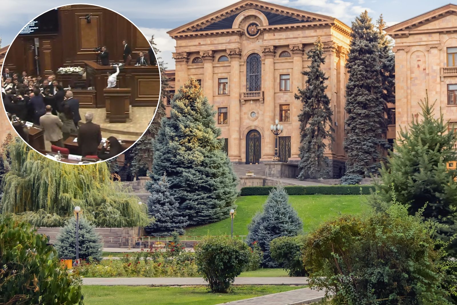 Bójka w armeńskim parlamencie. Deputowani rzucali się krzesłami