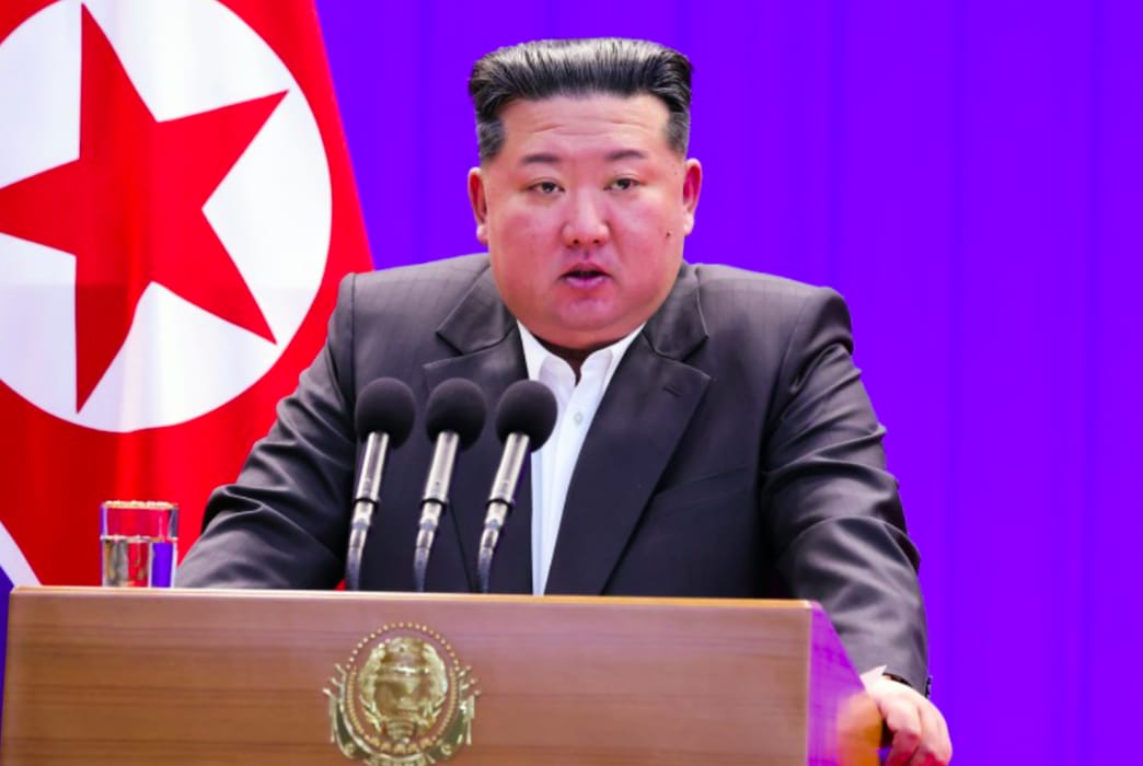 Dyktator Korei Północnej Kim Dzong Un. (fot. arch. KCNA)