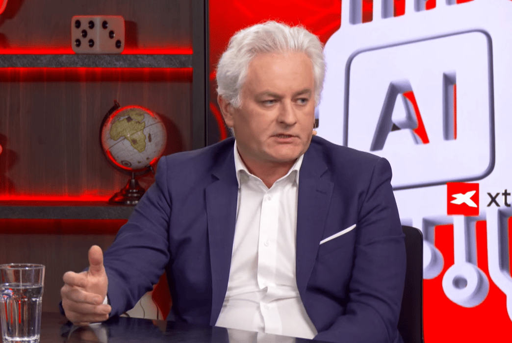 Piotr Sankowski w „Godzinie Zero”. (fot. Kanał Zero)