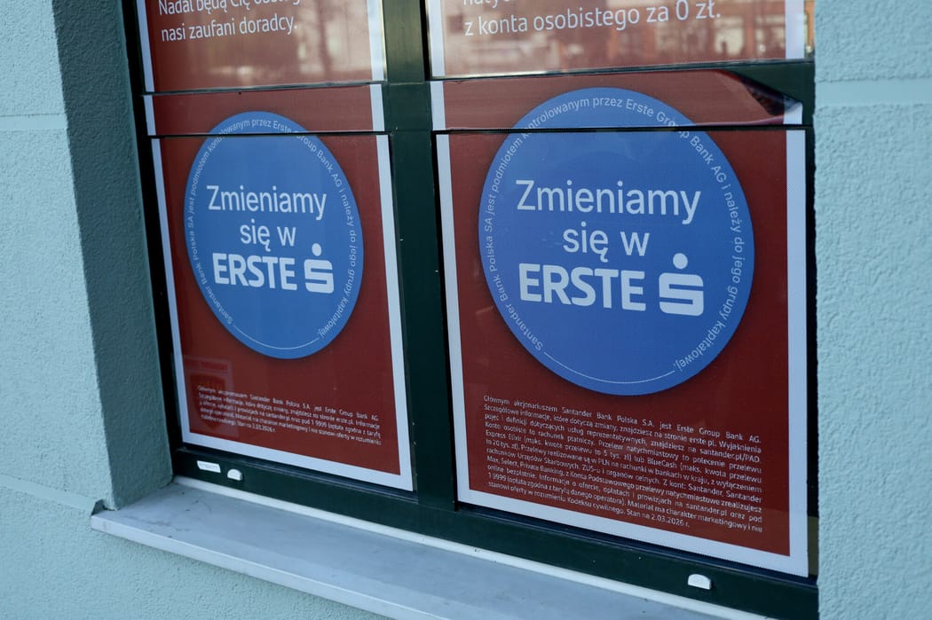 Santander Bank Polska szykuje się do rebrandingu - zmiany nazwy na Erste Bank Polska