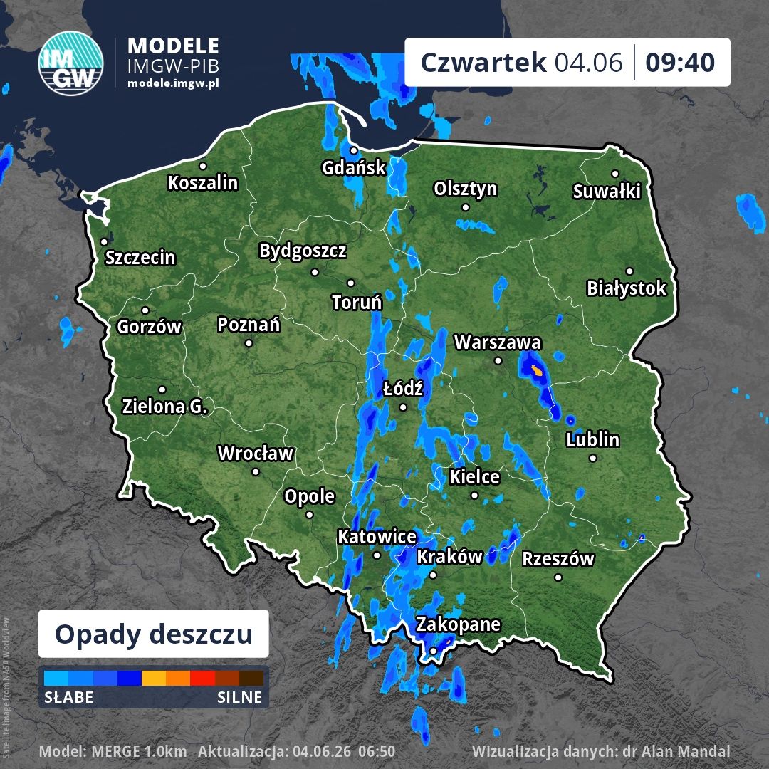 Burze wracają nad Polskę. IMGW ostrzega przed superkomórkami