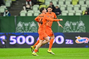 Dobrze widzicie, Zagłębie Lubin zostało wiceliderem Ekstraklasy