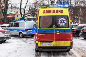 Wypadek na poligonie. Trudna ewakuacja poszkodowanego