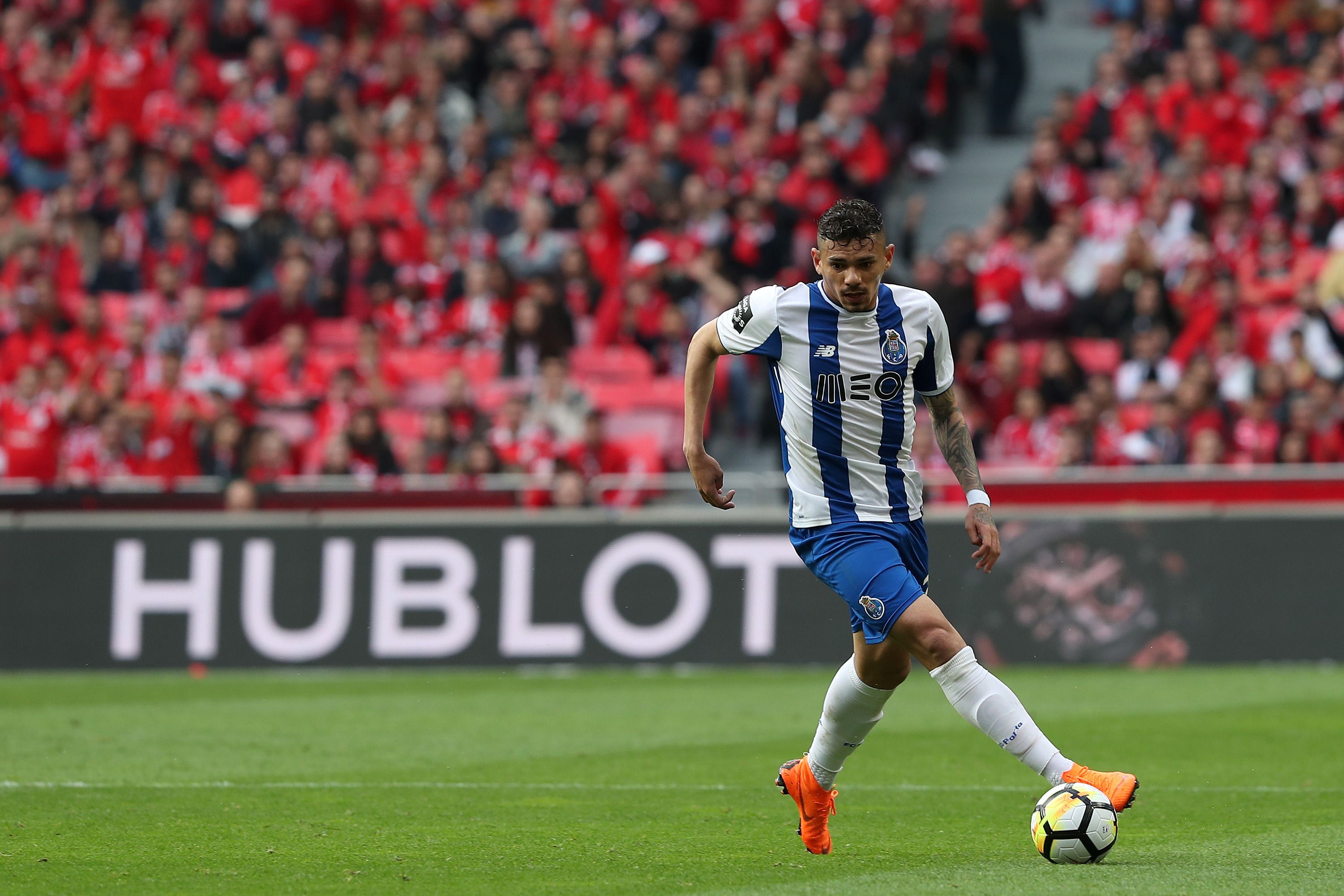 Reklama Hublota na meczu piłkarskim