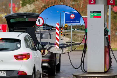 Część stacji przy granicy polsko-niemieckiej obserwuje zwiększony ruch klientów z Niemiec