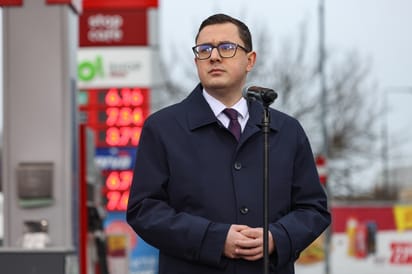 Minister energii Miłosz Motyka