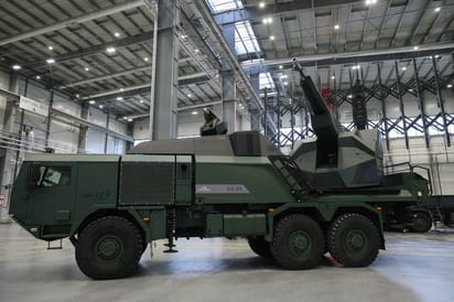 Część sprzętu antydronowego SAN (fot. PAP/Paweł Supernak)