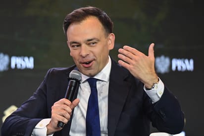Minister finansów i gospodarki Andrzej Domański