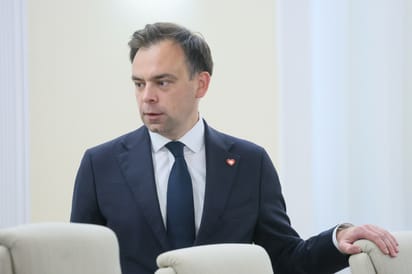 Minister finansów i gospodarki Andrzej Domański