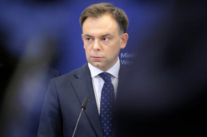 Minister finansów i gospodarki Andrzej Domański