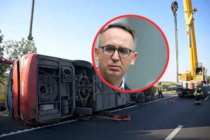 Minister infrastruktury Dariusz Klimczak: Czekam na wyniki kontroli przewoźnika, którego autobus uległ wypadkowi na Węgrzech