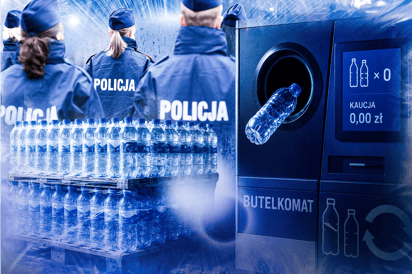 Małopolska policja zamawia wodę bez kaucji. Podobnie robią setki firm i instytucji w kraju