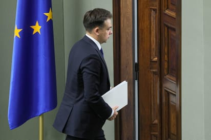 Minister finansów i gospodarki Andrzej Domański