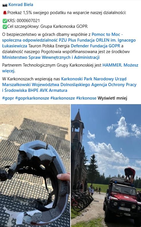 W sobotę 20 czerwca w Górach Izerskich, w rejonie schroniska Orle, turystka została rażona piorunem