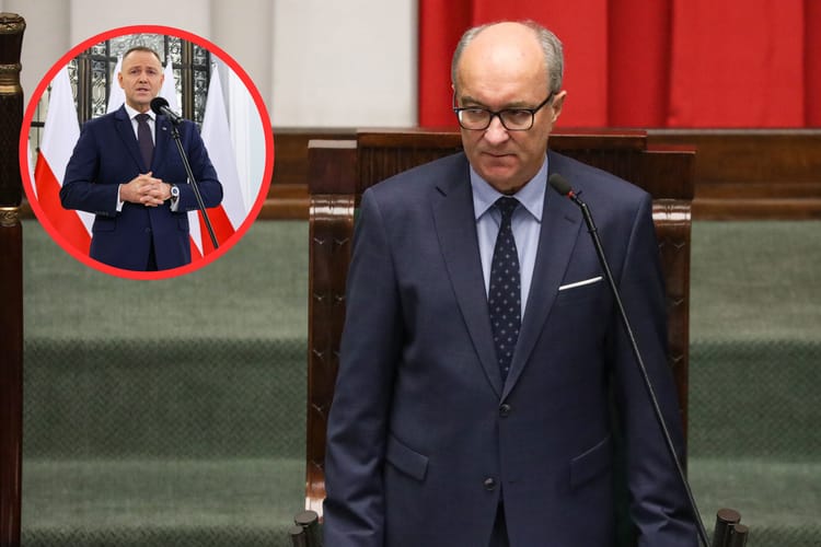 Włodzimierz Czarzasty oraz Karol Nawrocki.