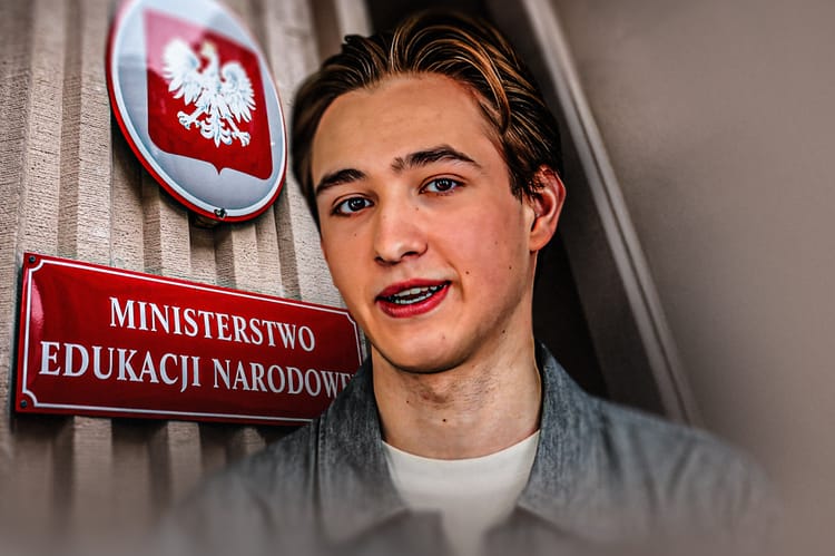 Paweł Mrozek jest liderem Akcji Uczniowskiej.