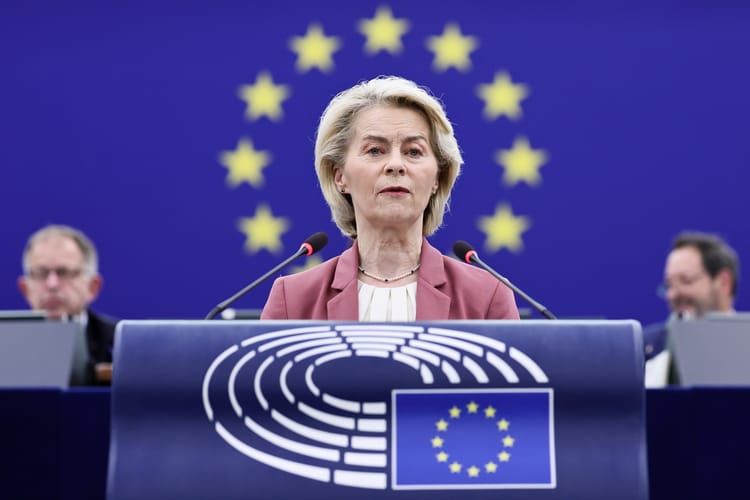 Przewodnicząca Komisji Europejskiej Ursula von der Leyen.