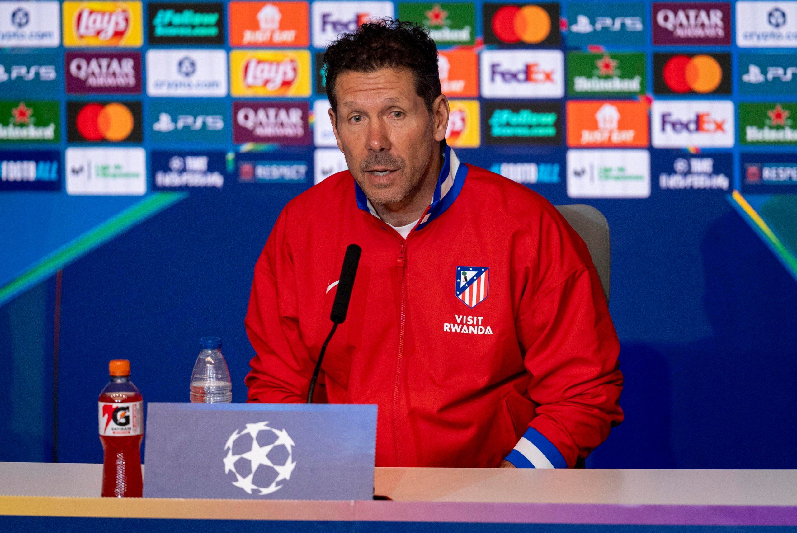 Simeone przed Tottenhamem: Nie jesteśmy faworytami