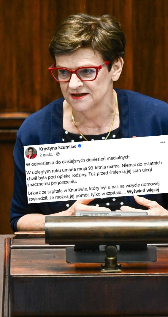 Karetka po matkę Szumilas. „Nie zastanawiałam się nad tym”