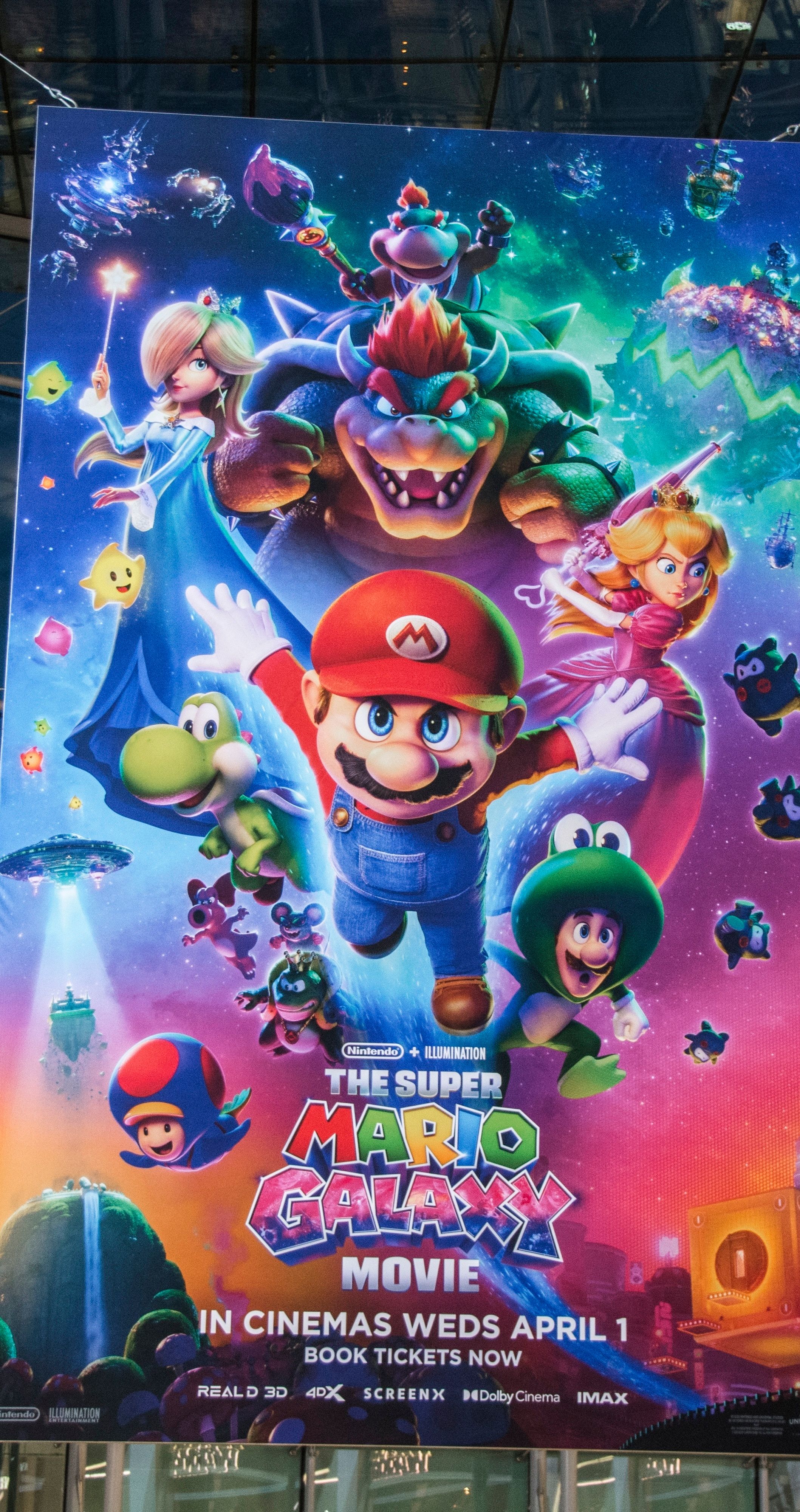 Super Mario Galaxy Film już w polskich kinach. Mario, Luigi i Yoshi w kosmosie