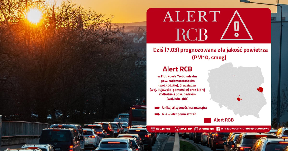 Smog truje polskie miasta. W tych miejscach nie wychodź na zewnątrz