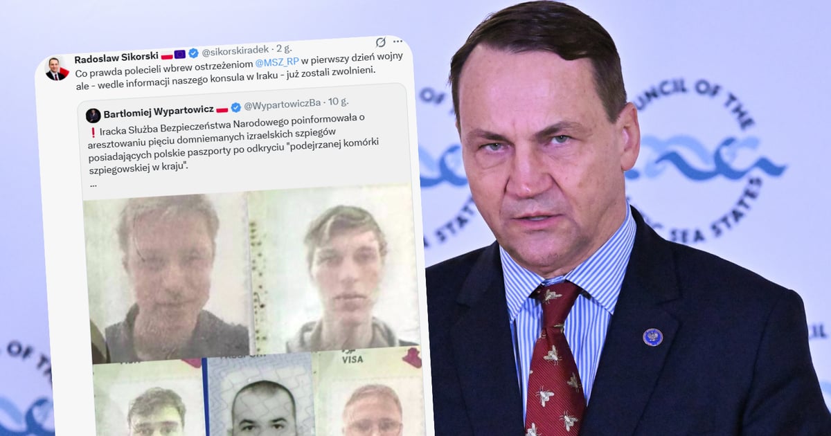 „Polecieli wbrew ostrzeżeniom”. Sikorski komentuje zatrzymanie polskiego youtubera w Iraku