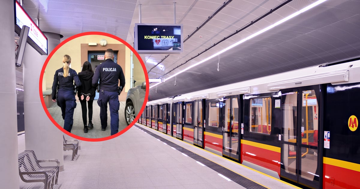 Akcja w metrze na Bielanach. Cztery osoby w areszcie – to Hiszpanie
