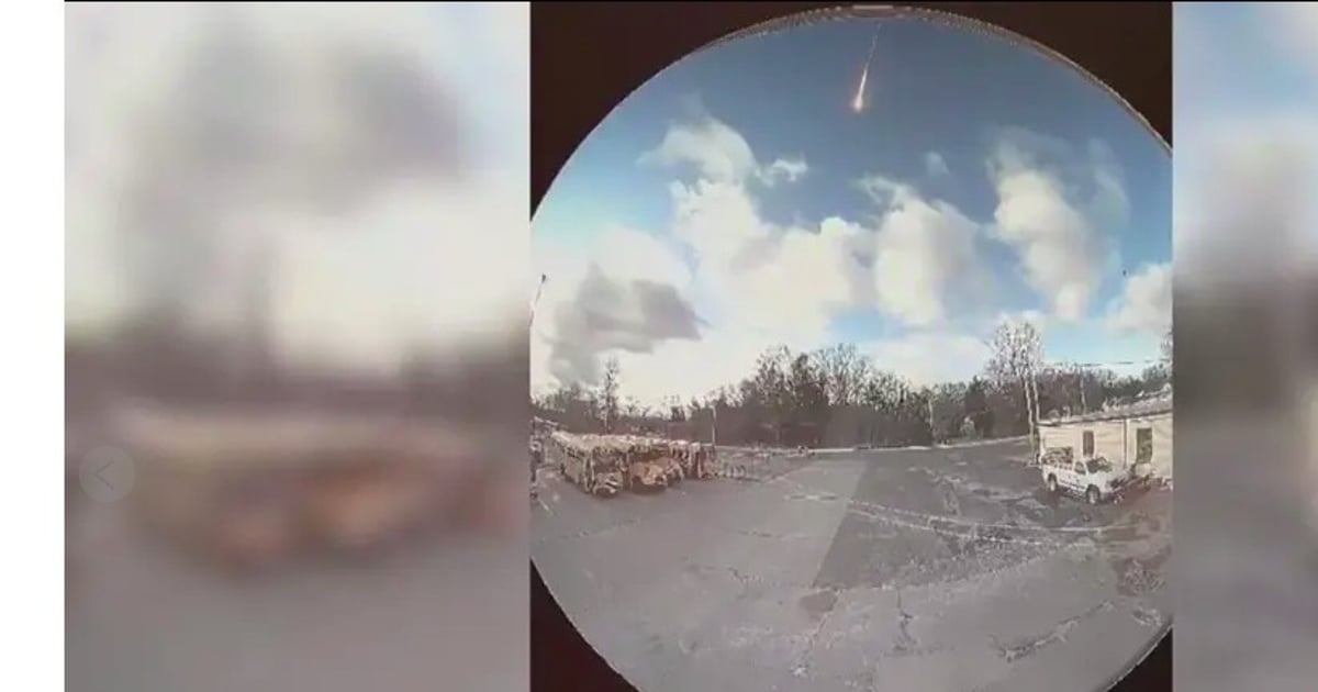 Kula ognia nad amerykańskim stanem. 7-tonowy meteor na nagraniach z przydomowych kamer
