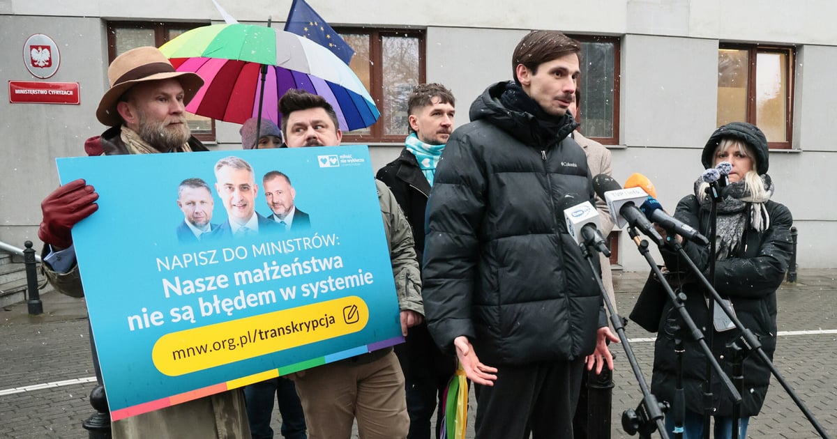 Małżeństwa jednopłciowe. Szef MSWiA blokuje zmiany, które planuje resort cyfryzacji