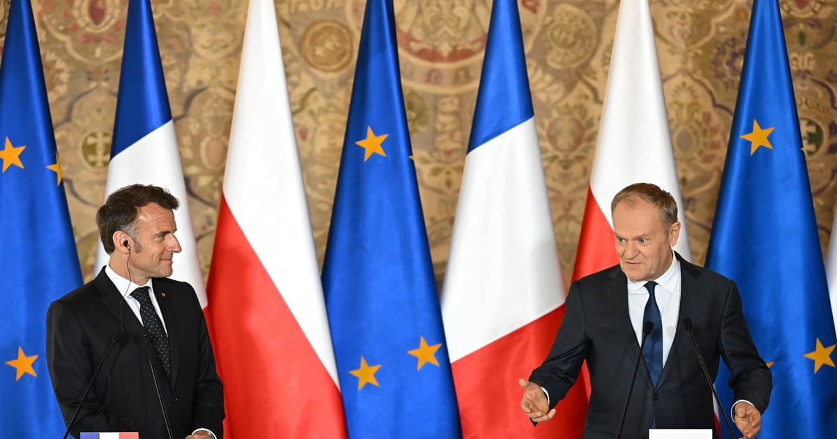 Tusk i Macron w Gdańsku. „Nie chciałbym żeby Rafale z bronią atomową nadleciały nad Polskę”
