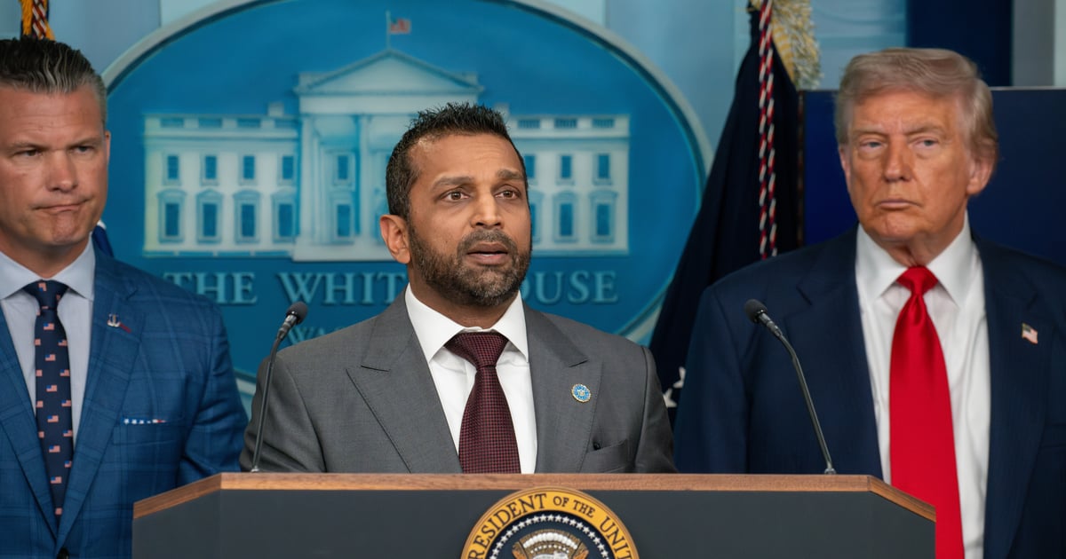 Dyrektor FBI Kash Patel zaprzecza zarzutom o zaniedbania. Zażądał od „The Atlantic” 250 mln dol. rekompensaty