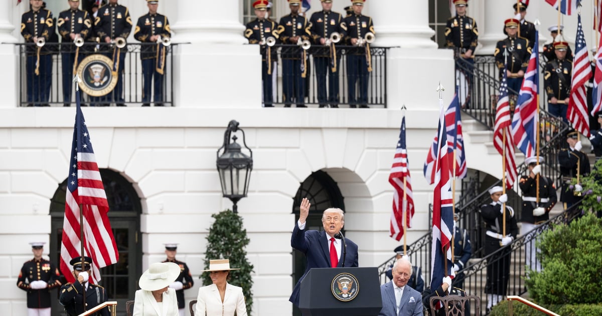 Trump żartuje w obecności króla Karola. „Moja mama się w nim podkochiwała”