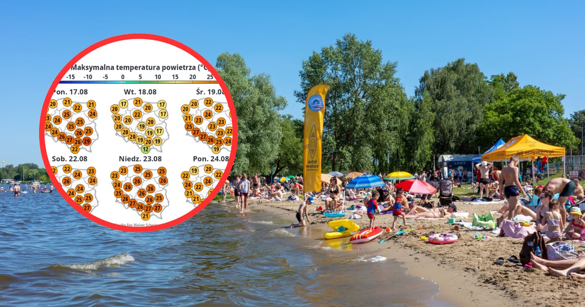 Pogodowy rollercoaster do 25 sierpnia. Temperatura mocno zaskoczy