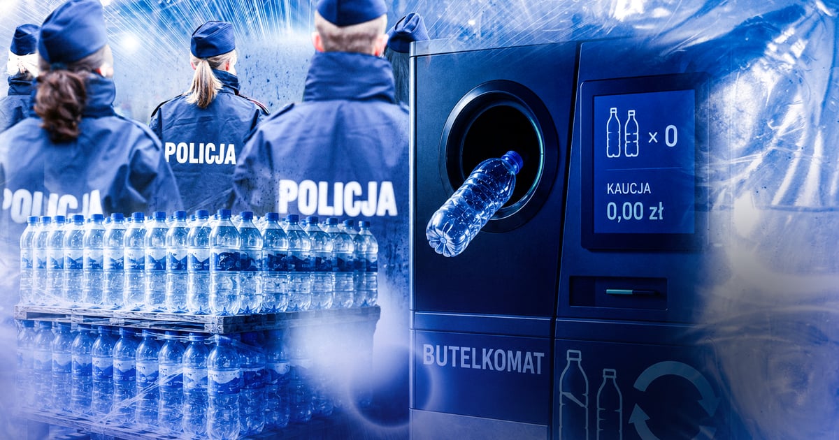 Polacy oddają butelki, policja kupuje wodę bez kaucji. Ujawniamy absurd systemu