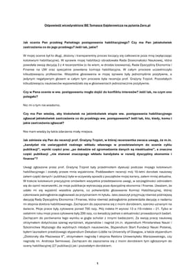 Odpowiedź wicedyrektora IBE Tomasza Gajderowicza na pytania Zero.pl (strona 1 z 3)
