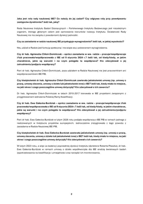 Odpowiedź rzecznika Instytutu Badań Edukacyjnych Ryszarda Kamińskiego na pytania Zero.pl (strona 2 z 2)