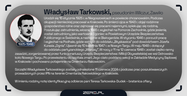 Biografia Władysława Tarkowskiego