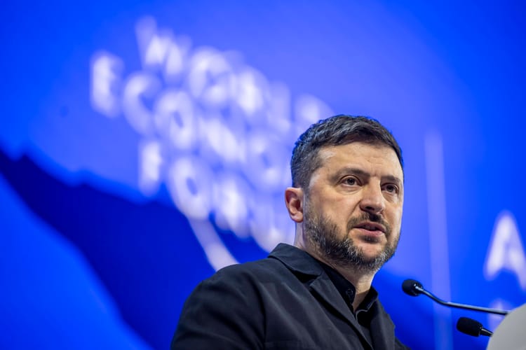 Prezydent Ukrainy Wołodymyr Zełenski.