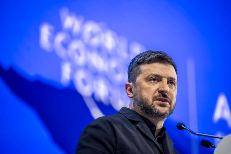 Prezydent Ukrainy Wołodymyr Zełenski.