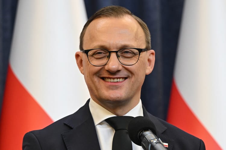 Rzecznik prezydenta Rafał Leśkiewicz.