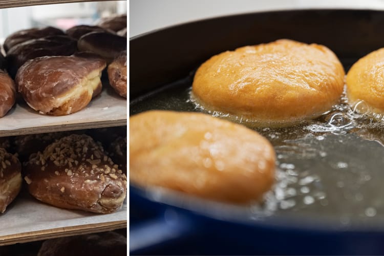 Pączki smażone i pączki gotowe