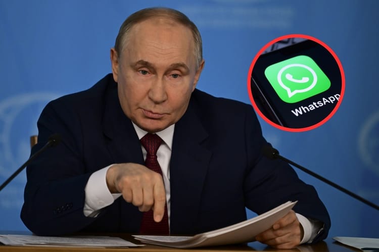 Władimir Putin i blokada WhatsApp w Rosji