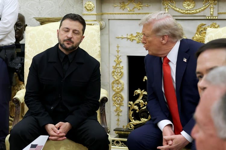 Wołodymyr Zełenski u Donalda Trumpa