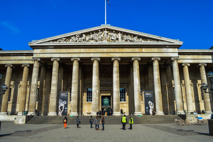 The British Museum in London, UK